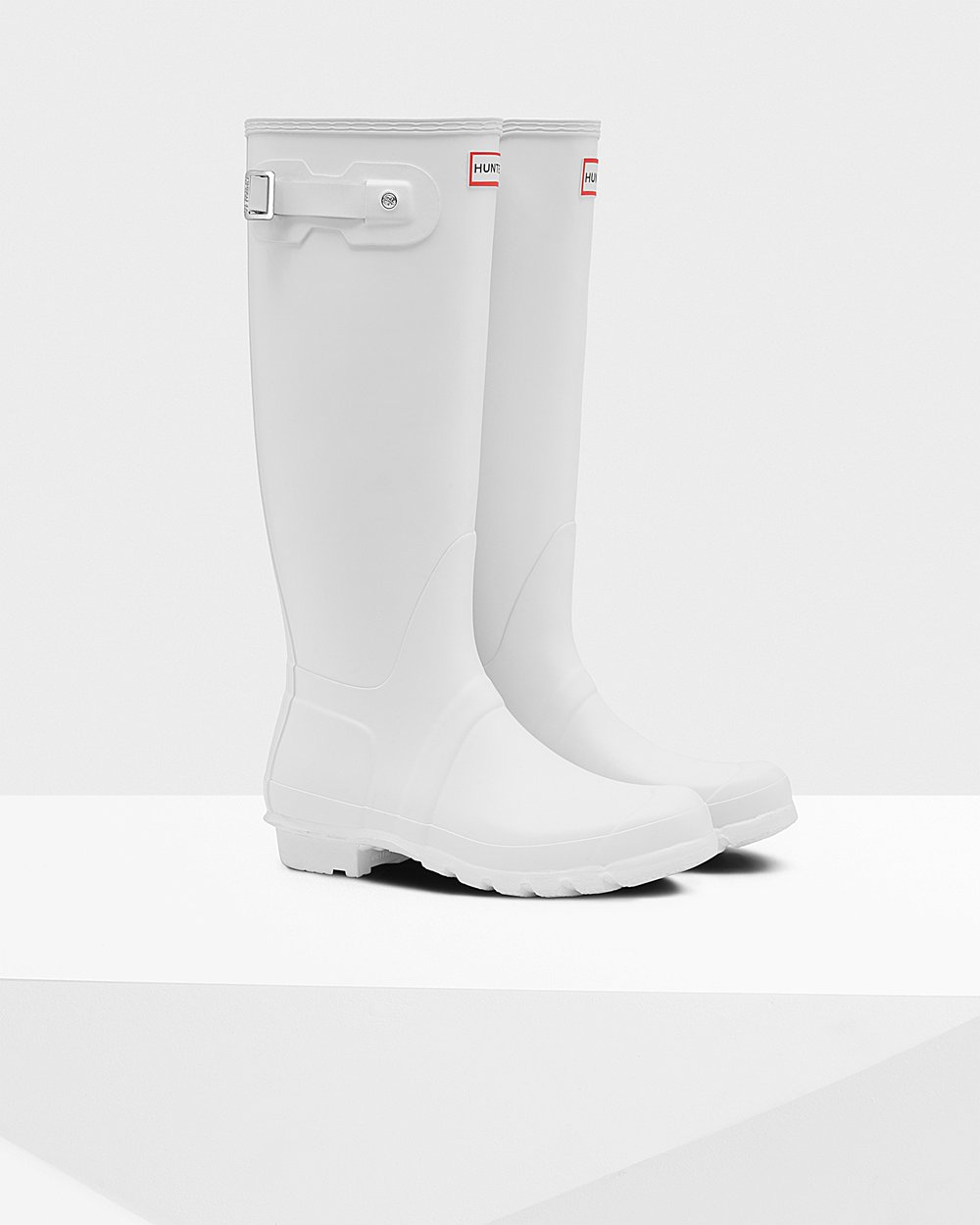 Women Hunter Original | Tall Rain Boots White | NZ-91375-ROQY